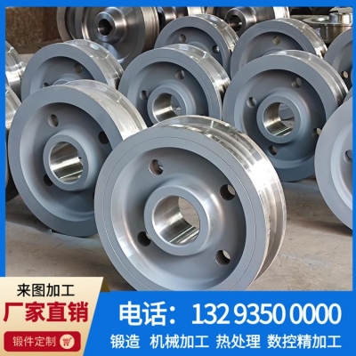 港口岸桥行走机构车轮锻件